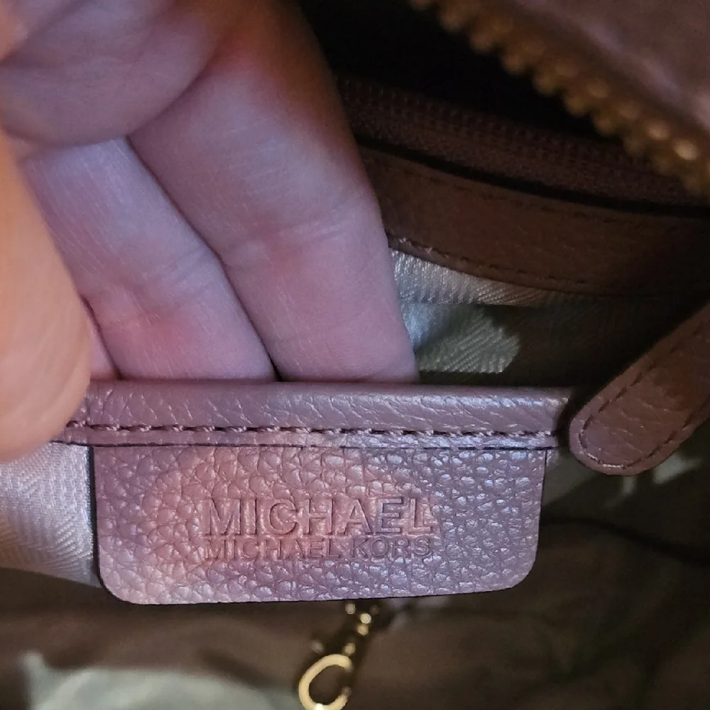 Michael Kors‎ Purple Leather Shoulder Bag